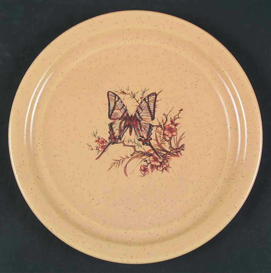 Butterfly Luncheon Plate by Treasure Craft-1