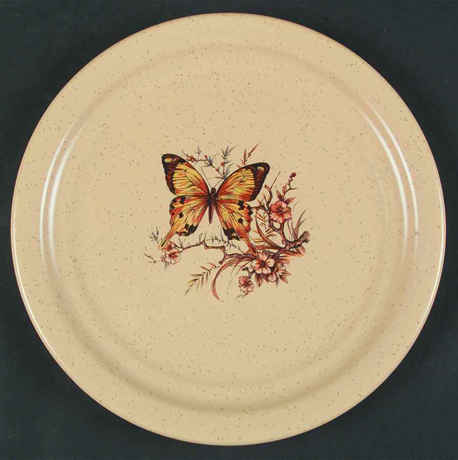Butterfly Luncheon Plate by Treasure Craft-1