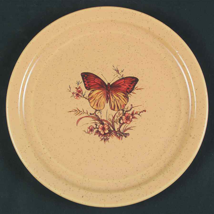 Butterfly Luncheon Plate by Treasure Craft-1
