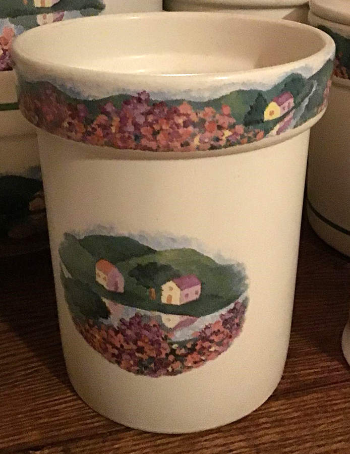 French Village Utensil Holder by Treasure Craft-1