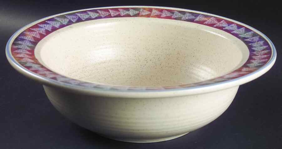 Horizon 13" Large Salad Serving Bowl by Treasure Craft-1