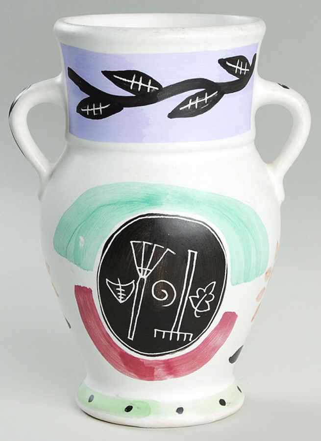 My Garden 8" Handled Vase by Treasure Craft-1