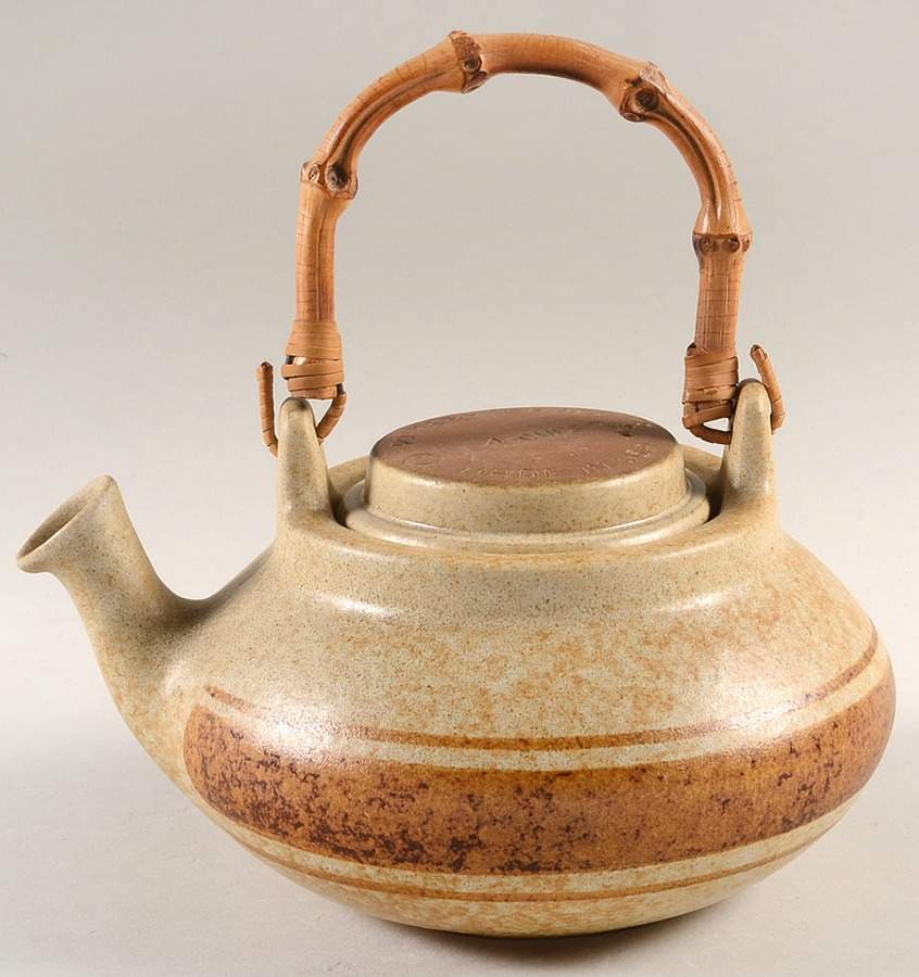 Palomino Teapot & Lid with Removable Top Handle by Treasure Craft-1