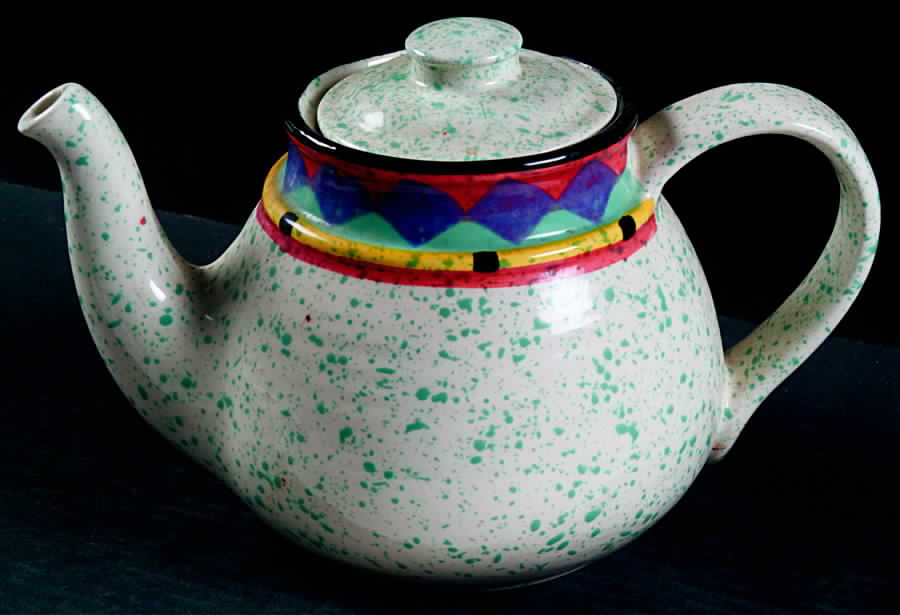 Paradise Teapot & Lid by Treasure Craft-1