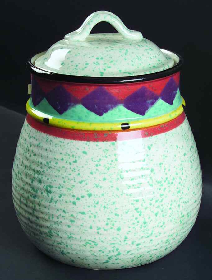 Paradise Cookie Jar & Lid by Treasure Craft-1