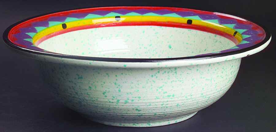 Paradise 14" Large Salad Serving Bowl by Treasure Craft-1