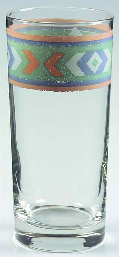 Southwest 16 Oz Glassware Tumbler by Treasure Craft-1