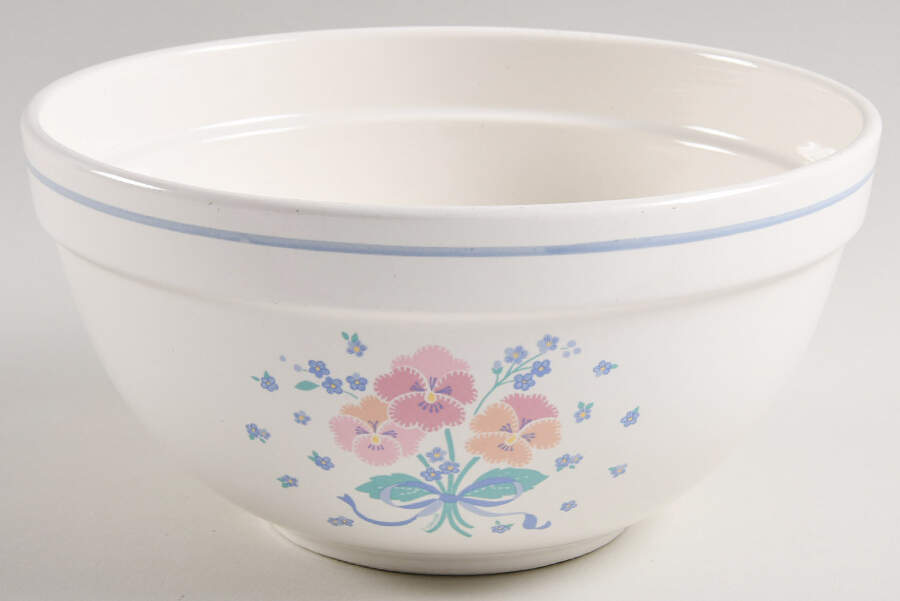 Stitch In Time 8" Mixing Bowl by Treasure Craft-1