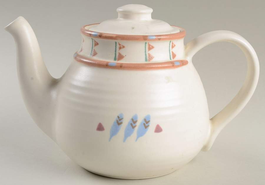 Taos Teapot & Lid by Treasure Craft-1