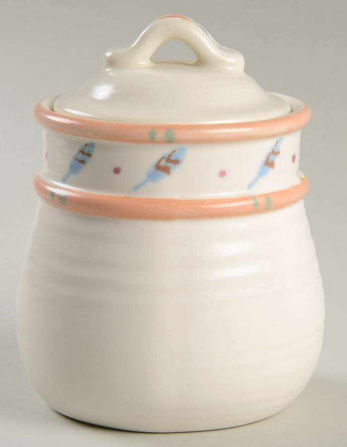Taos Sugar Bowl & Lid by Treasure Craft-1