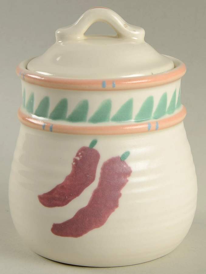 Taos Sugar Bowl & Lid by Treasure Craft-1