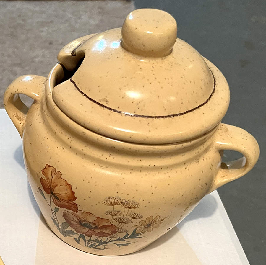 Wildflower Honey Pot & Lid by Treasure Craft-1