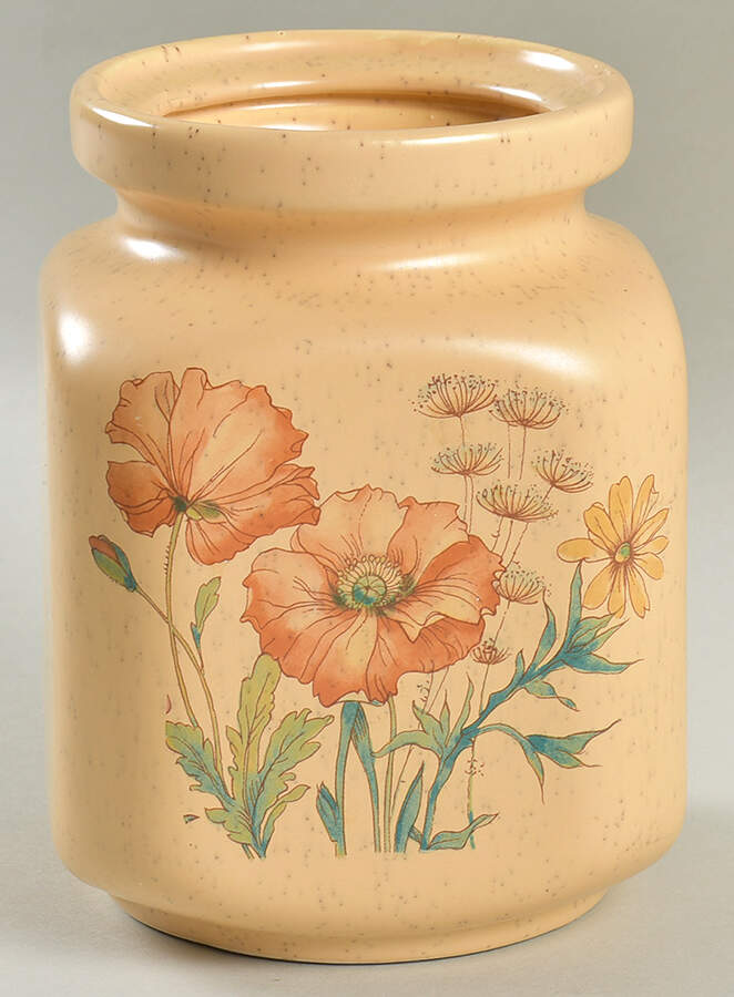 Wildflower Small Canister No Lid by Treasure Craft-1