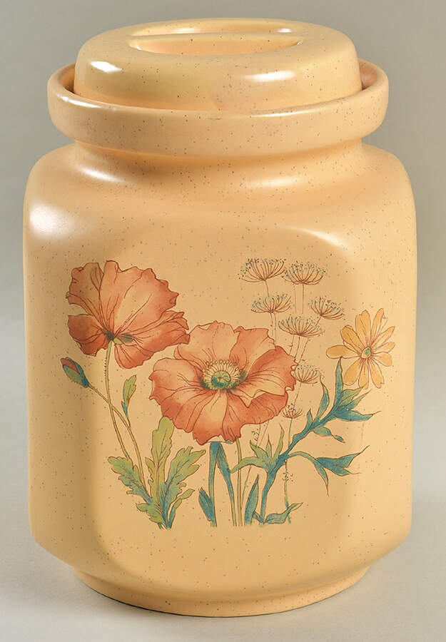 Wildflower Extra Large Canister & Lid by Treasure Craft-1