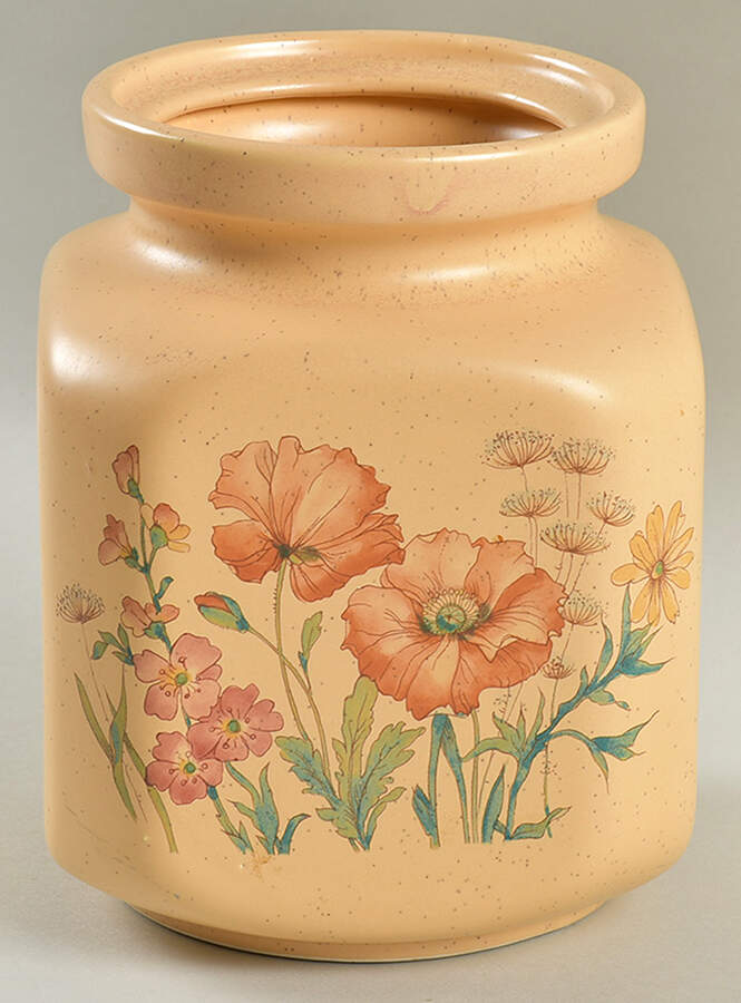 Wildflower Lid for Medium Canister by Treasure Craft-1