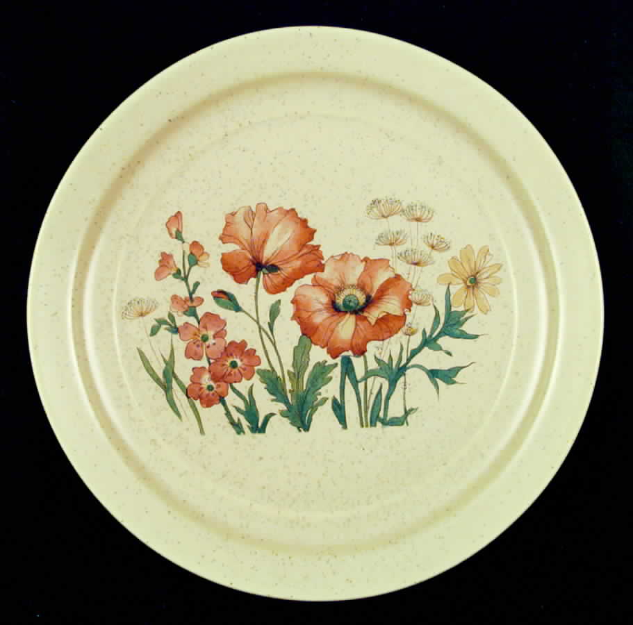 Wildflower Dinner Plate by Treasure Craft-1