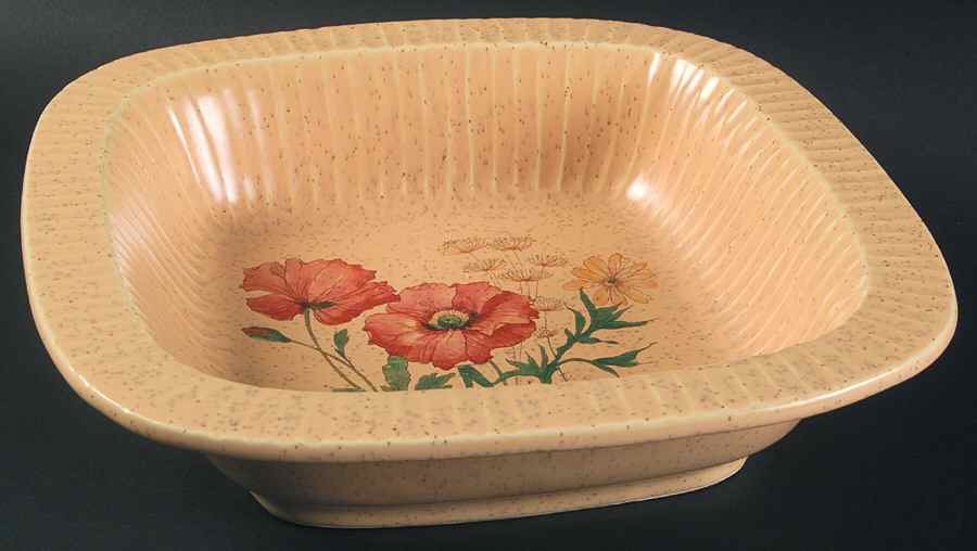 Wildflower Square Microwave Baker by Treasure Craft-1