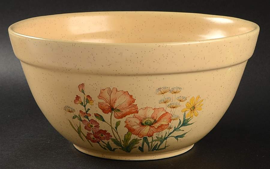 Wildflower 10" Mixing Bowl by Treasure Craft-1