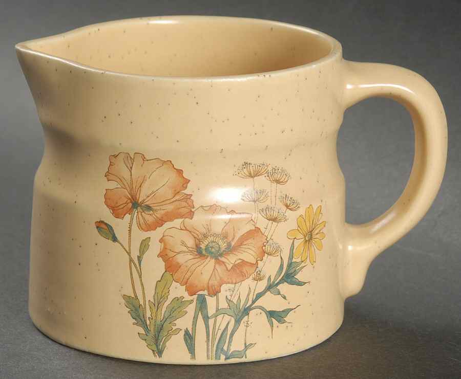 Wildflower Creamer by Treasure Craft-1