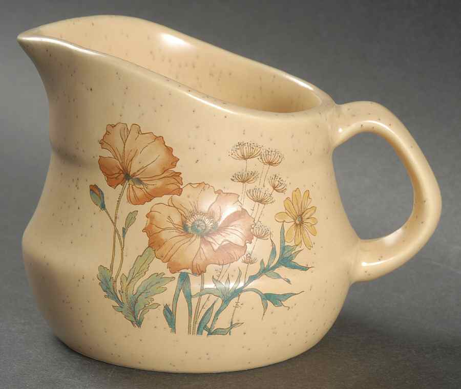 Wildflower Creamer by Treasure Craft-1