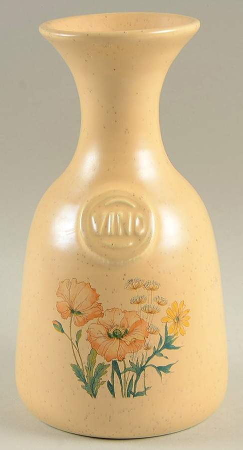 Wildflower Open Carafe by Treasure Craft-1