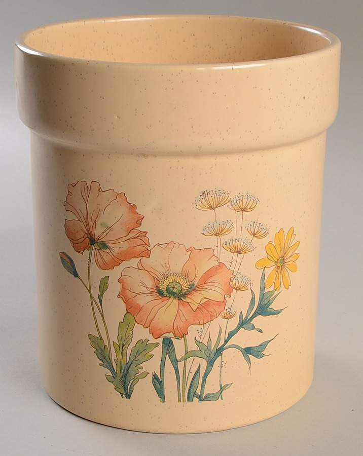 Wildflower Utensil Holder by Treasure Craft-1
