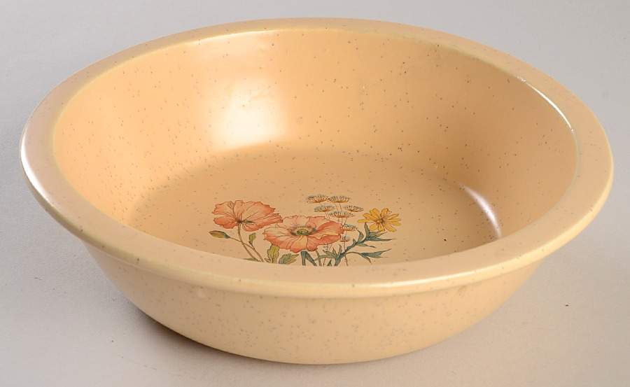 Wildflower 8" Round Vegetable Bowl by Treasure Craft-1