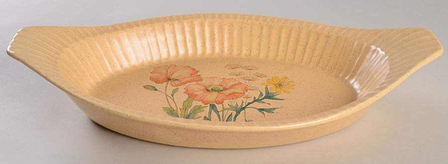 Wildflower 14" Augratin by Treasure Craft-1
