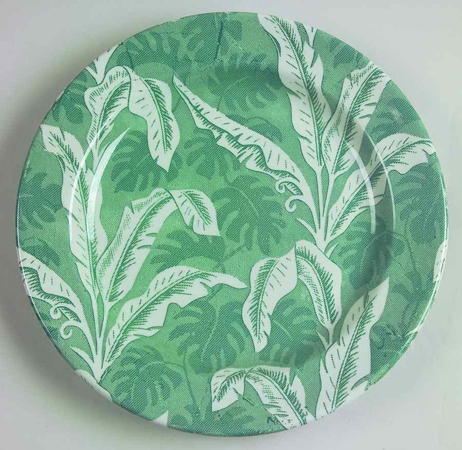 Palm Green Large Dinner Plate by Tepco-1