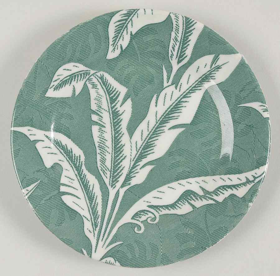 Palm Green Salad Plate by Tepco-1