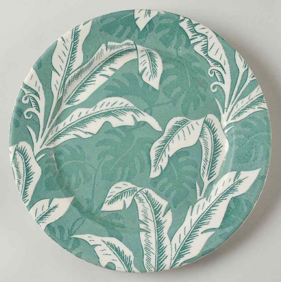 Palm Green Luncheon Plate by Tepco-1