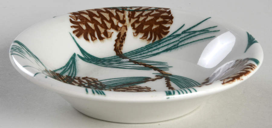Needles and Pine (Design All Over) Fruit/Dessert (Sauce) Bowl by Tepco-1