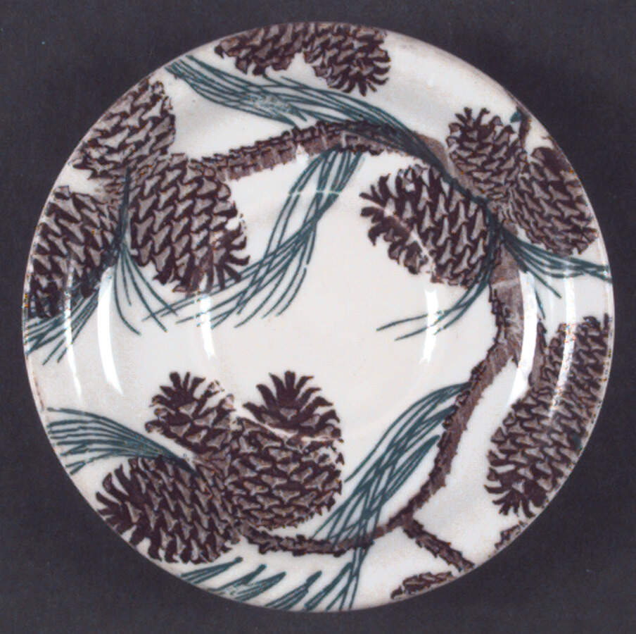 Needles and Pine (Design All Over) Saucer by Tepco-1