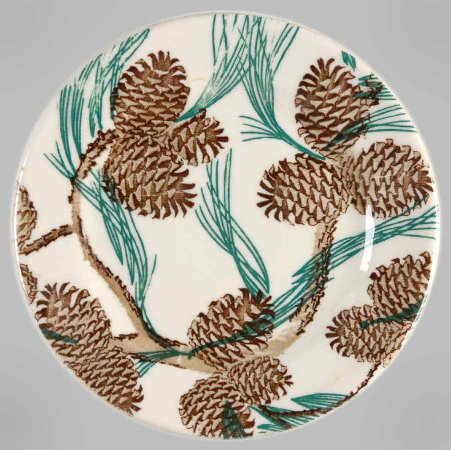 Needles and Pine (Design All Over) Bread & Butter Plate by Tepco-1