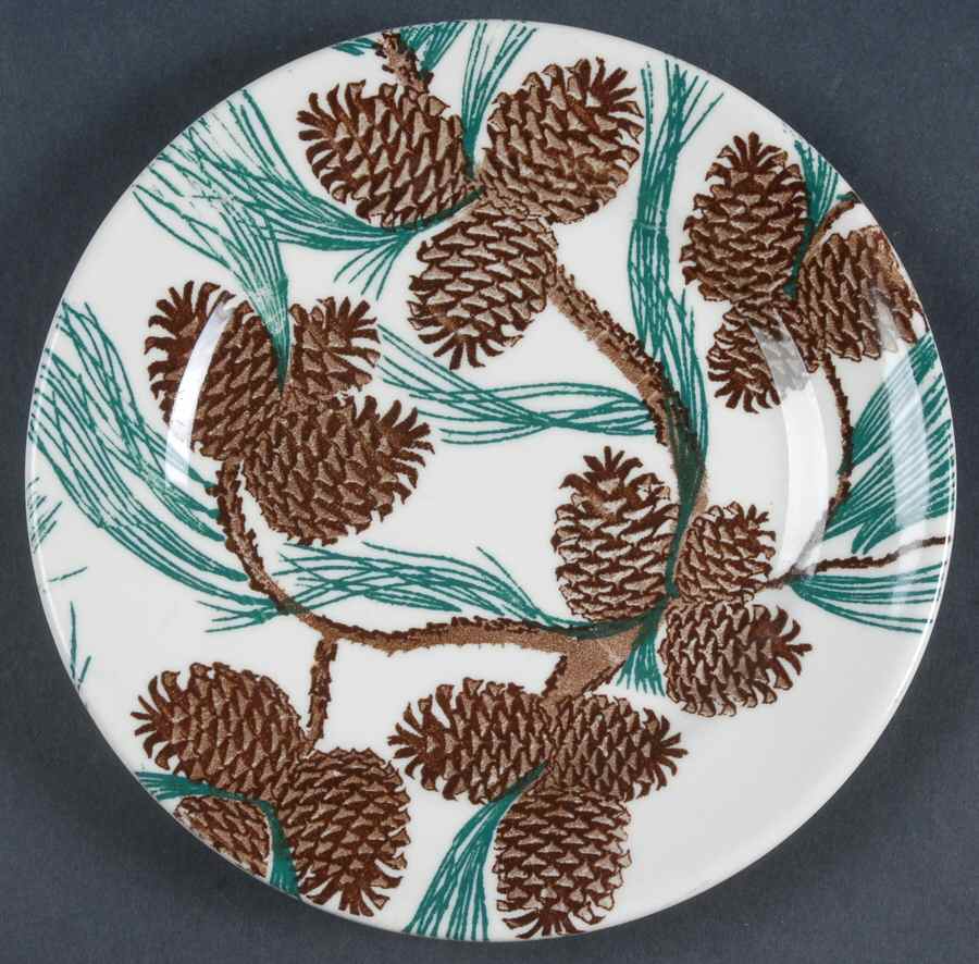 Needles and Pine (Design All Over) Salad Plate by Tepco-1