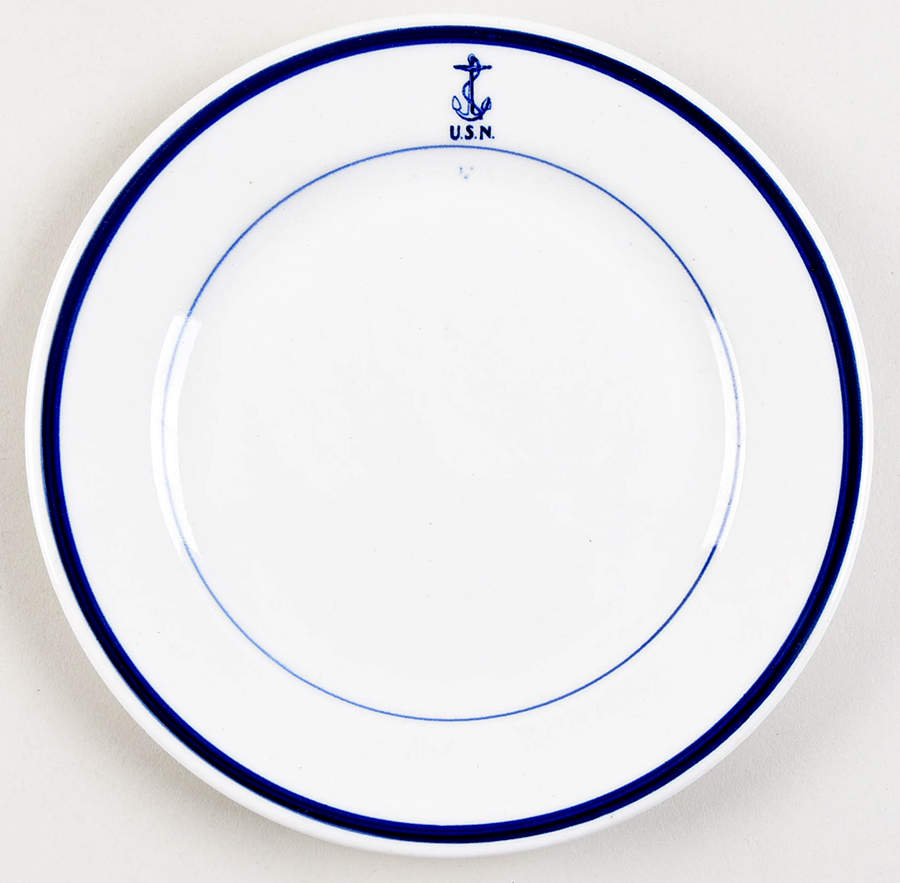 U S Navy Mess China Chief Petty Officer Salad Plate by Tepco-1