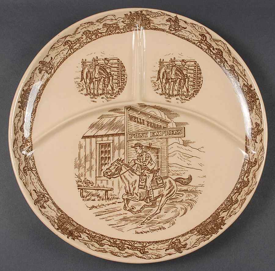 Western Traveler Brown Large Grill Plate by Tepco-1