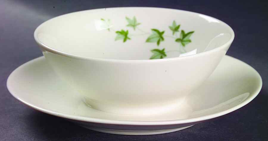 April Gravy Boat with Attached Underplate by Peter Terris-1