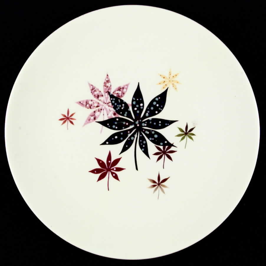 Calico Leaves Dinner Plate by Peter Terris-1
