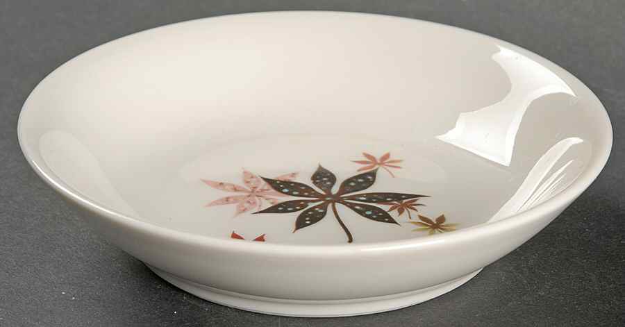 Calico Leaves Fruit/Dessert (Sauce) Bowl by Peter Terris-1