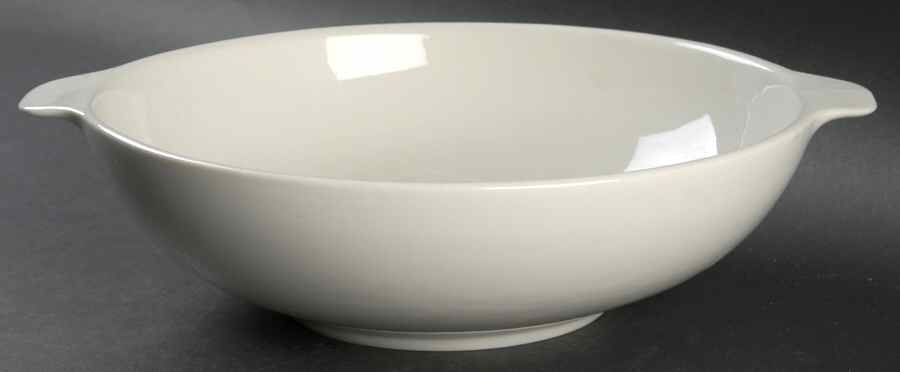 Terris White Round Vegetable No Lid by Peter Terris-1