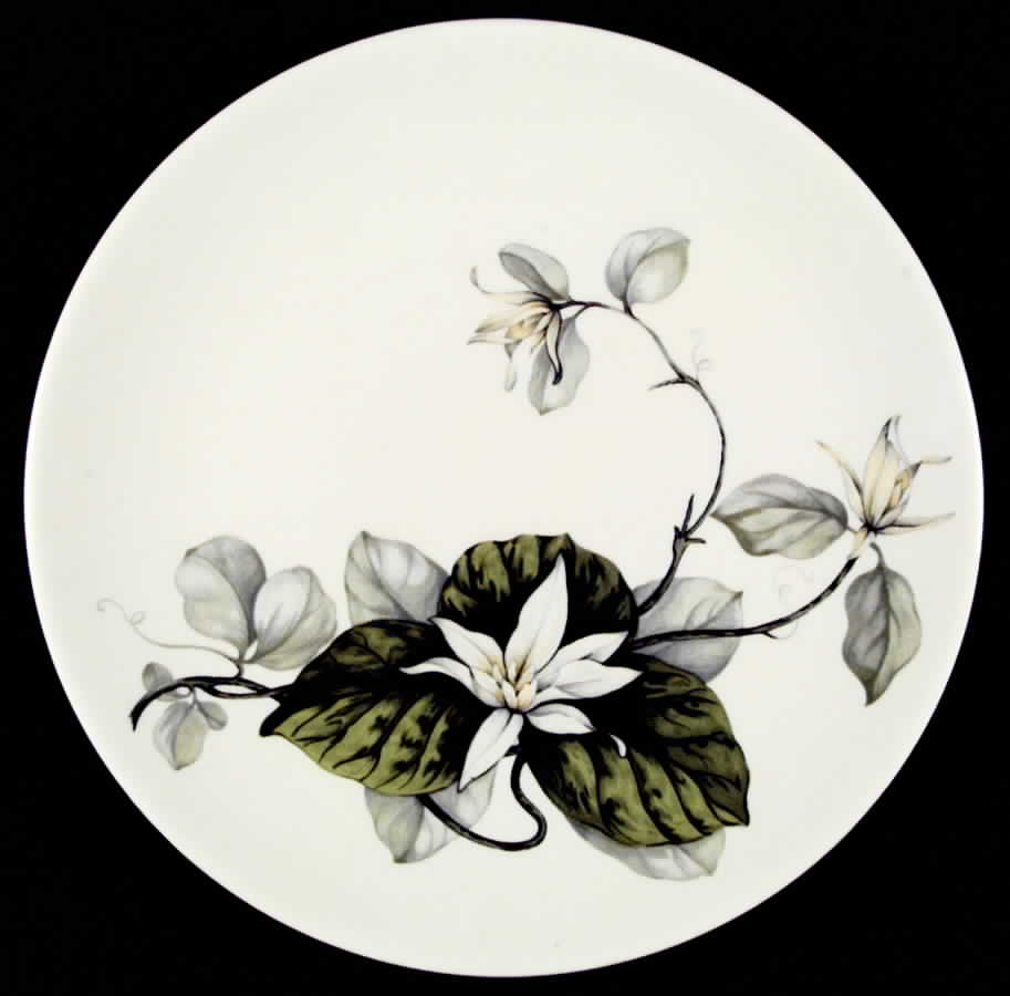 White Lily Dinner Plate by Peter Terris-1
