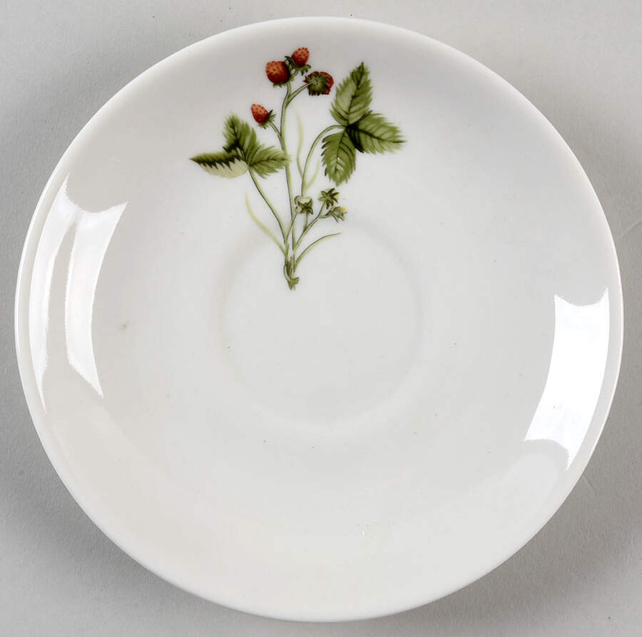 Wild Strawberry Saucer for Flat Cup by Peter Terris-1