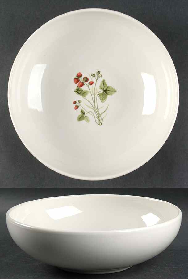 Wild Strawberry 9" Salad Serving Bowl by Peter Terris-1