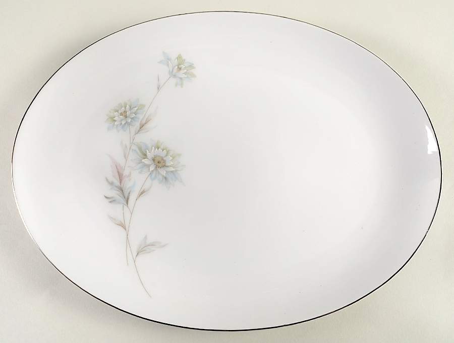 Allyson 14" Oval Serving Platter by Towne House-1
