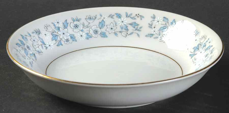 Brocade (Gold Trim) Fruit/Dessert (Sauce) Bowl by Towne House-1