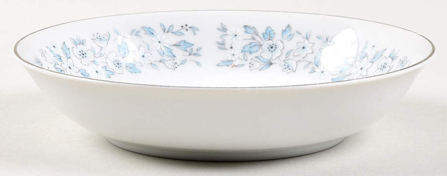 Brocade (Platinum Trim) Fruit/Dessert (Sauce) Bowl by Towne House-1