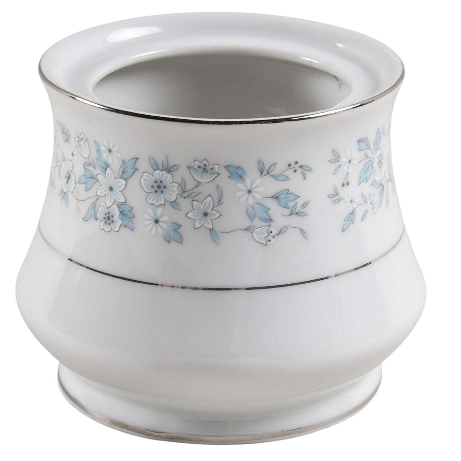 Brocade (Platinum Trim) Sugar Bowl No Lid by Towne House-1
