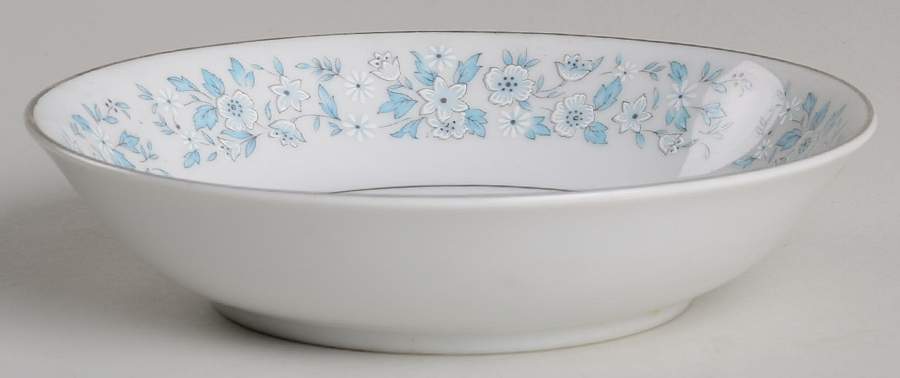 Brocade (Platinum Trim) Fruit/Dessert (Sauce) Bowl by Towne House-1