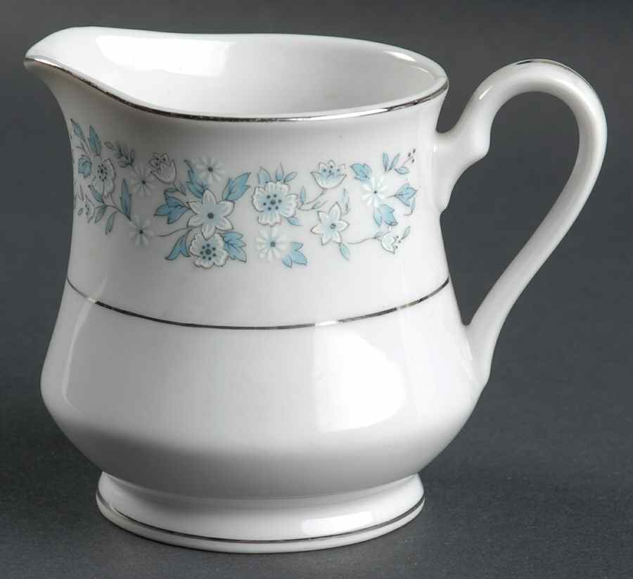 Brocade (Platinum Trim) Creamer by Towne House-1